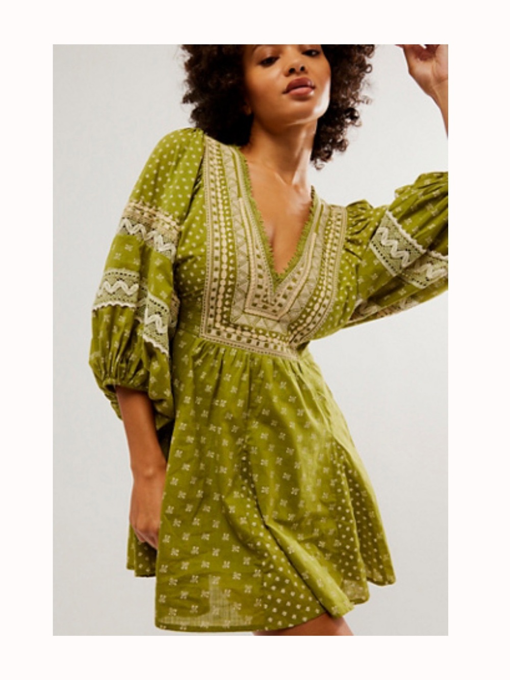 Free People Sweet Southwest Mini Dress Size XL